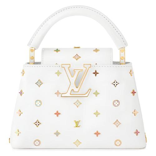 LOUIS VUITTON X Takashi Murakami Capucines Mini White M14165 L21cm W8cm H13.6cm