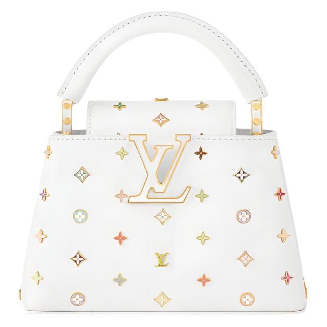 LOUIS VUITTON X Takashi Murakami Capucines Mini White M14165 L21cm W8cm H13.6cm
