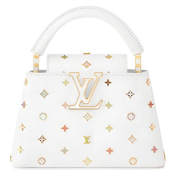 LOUIS VUITTON X Takashi Murakami Capucines Mini White M14165 L21cm W8cm H13.6cm