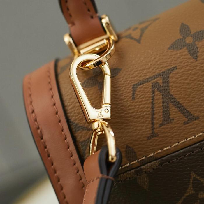 LOUIS VUITTON Dauphine Capitale Monogram And Monogram Reverse M46751 L*W*H: 17.5*91.75 cm