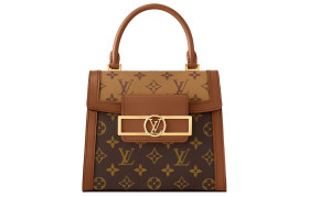 LOUIS VUITTON Dauphine Capitale Monogram And Monogram Reverse M46751 L*W*H: 17.5*91.75 cm