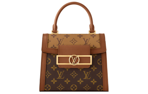 LOUIS VUITTON Dauphine Capitale Monogram And Monogram Reverse M46751 L*W*H: 17.5*91.75 cm