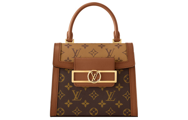 LOUIS VUITTON Dauphine Capitale Monogram And Monogram Reverse M46751 L*W*H: 17.5*91.75 cm