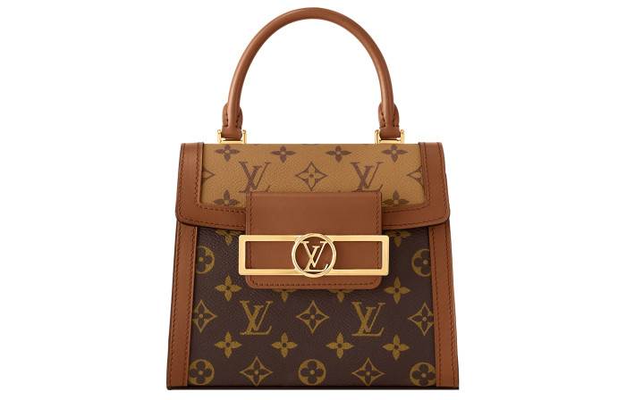 LOUIS VUITTON Dauphine Capitale Monogram And Monogram Reverse M46751 L*W*H: 17.5*91.75 cm