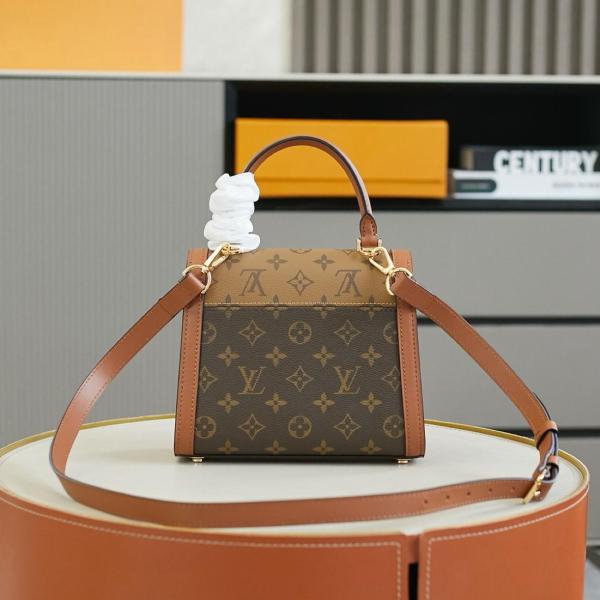 LOUIS VUITTON Dauphine Capitale Monogram And Monogram Reverse M46751 L*W*H: 17.5*91.75 cm