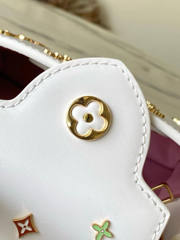 LOUIS VUITTON X Takashi Murakami Capucines Mini White M14165 L21cm W8cm H13.6cm