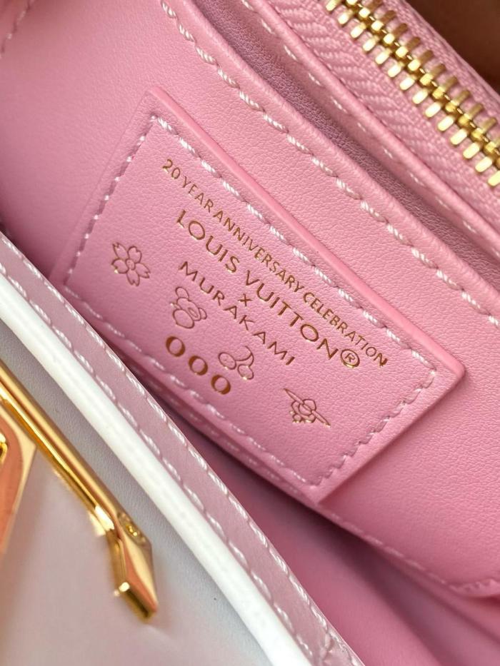 LOUIS VUITTON X Takashi Murakami Capucines Mini White M14165 L21cm W8cm H13.6cm
