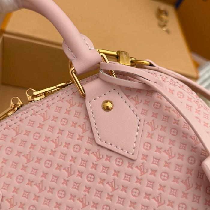 LOUIS VUITTON Alma BB Calfskin Shoulder Bag, Crossbody Bag, Handbag Small Women's Pink M29416 L23.5cm W11.5cm H17.5cm
