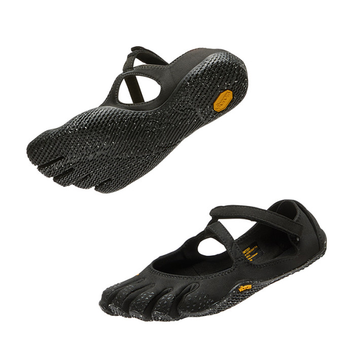 Vibram V SOUL Five Fingers Shoes Slip Resistant, Breathable, And Quick Dry Low top Training Shoes Women's Black