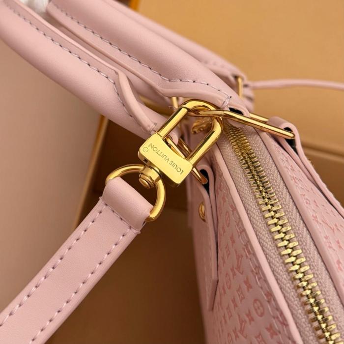 LOUIS VUITTON Alma BB Calfskin Shoulder Bag, Crossbody Bag, Handbag Small Women's Pink M29416 L23.5cm W11.5cm H17.5cm