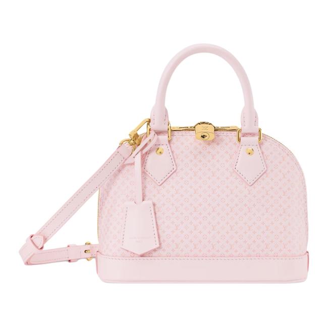 LOUIS VUITTON Alma BB Calfskin Shoulder Bag, Crossbody Bag, Handbag Small Women's Pink M29416 L23.5cm W11.5cm H17.5cm