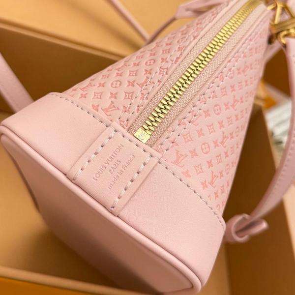 LOUIS VUITTON Alma BB Calfskin Shoulder Bag, Crossbody Bag, Handbag Small Women's Pink M29416 L23.5cm W11.5cm H17.5cm