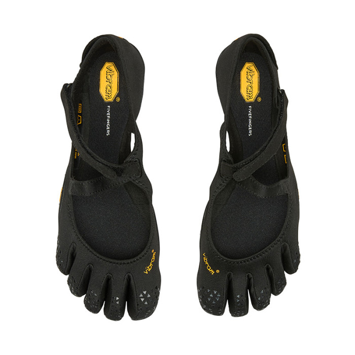 Vibram V SOUL Five Fingers Shoes Slip Resistant, Breathable, And Quick Dry Low top Training Shoes Women's Black
