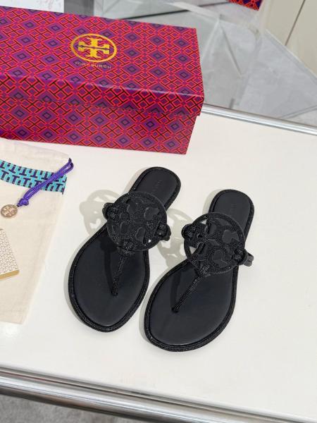 TORY BURCH Miller Crystal-embellished Slides
