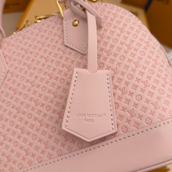 LOUIS VUITTON Alma BB Calfskin Shoulder Bag, Crossbody Bag, Handbag Small Women's Pink M29416 L23.5cm W11.5cm H17.5cm
