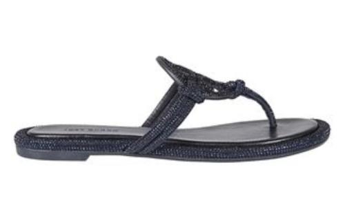 TORY BURCH Miller Pavé Crystal-embellished Sandals