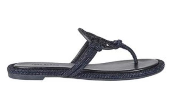 TORY BURCH Miller Pavé Crystal-embellished Sandals