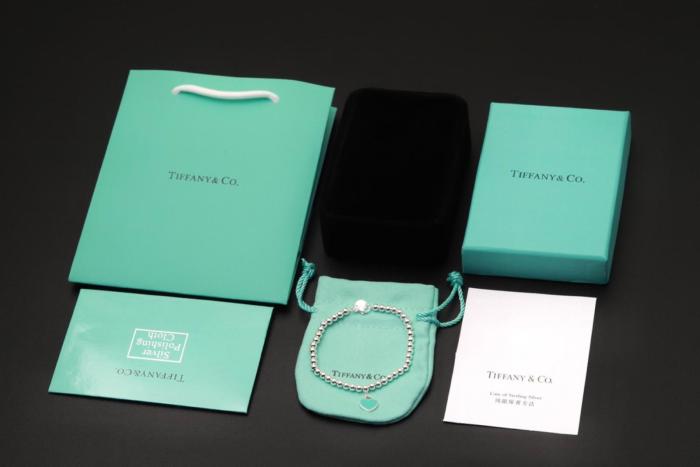 TIFFANY & CO. Return To Tiffany Collection 925 Sterling Silver Enamel Bracelets Women's