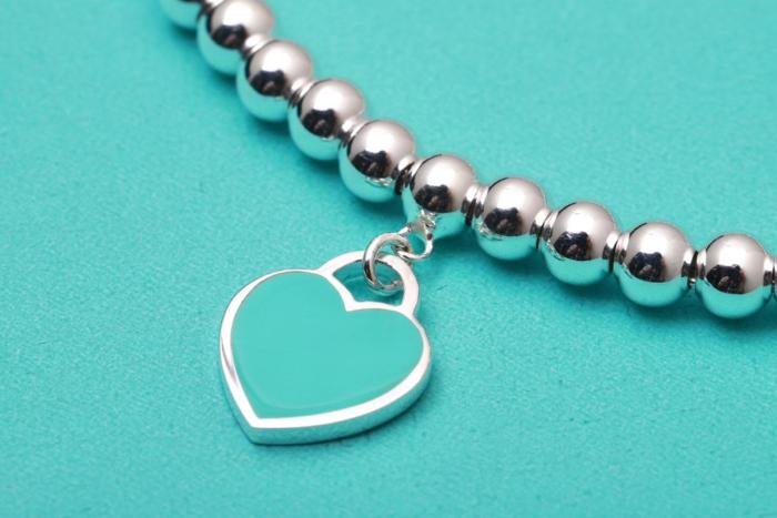 TIFFANY & CO. Return To Tiffany Collection 925 Sterling Silver Enamel Bracelets Women's