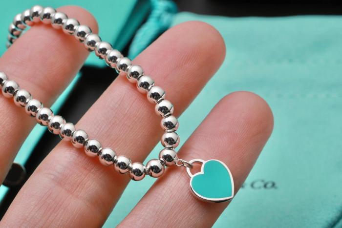 TIFFANY & CO. Return To Tiffany Collection 925 Sterling Silver Enamel Bracelets Women's