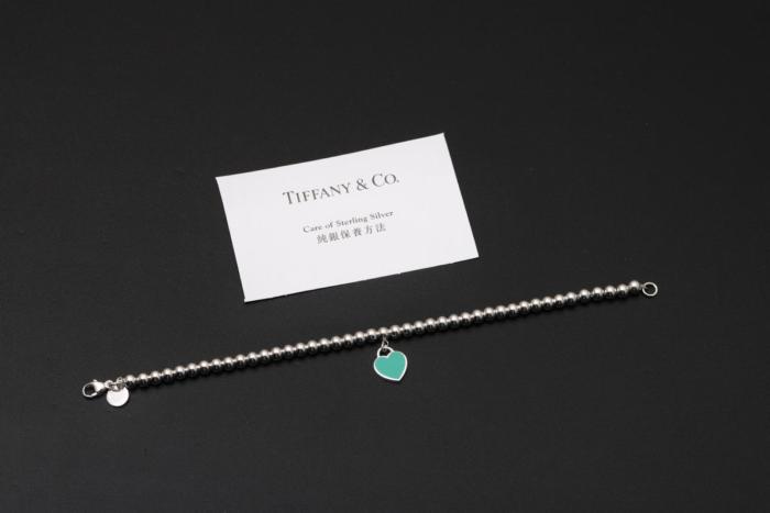 TIFFANY & CO. Return To Tiffany Collection 925 Sterling Silver Enamel Bracelets Women's