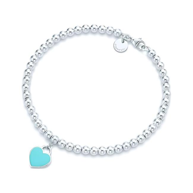 TIFFANY & CO. Return To Tiffany Collection 925 Sterling Silver Enamel Bracelets Women's