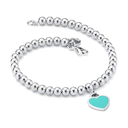 TIFFANY & CO. Return To Tiffany Collection 925 Sterling Silver Enamel Bracelets Women's