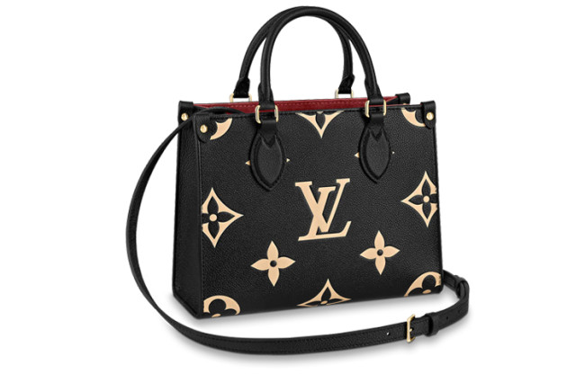 LOUIS VUITTON Onthego PM Handbag M45659 size L25cm W11.5cm H19cm