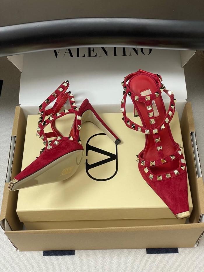 Valentino Rockstud High Heels Women's Pink