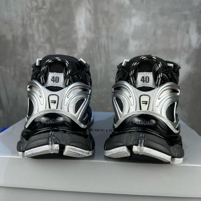 Balenciaga Runner Womens Black Silver