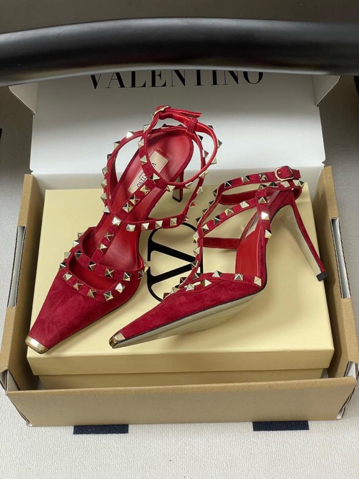 Valentino Rockstud High Heels Women's Pink