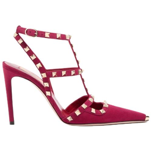 Valentino Rockstud High Heels Women's Pink