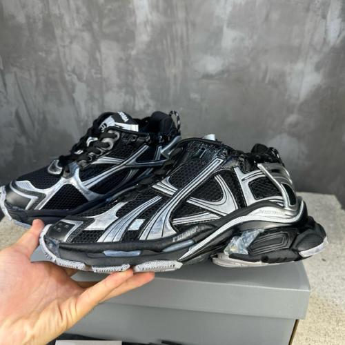 Balenciaga Runner Womens Black Silver