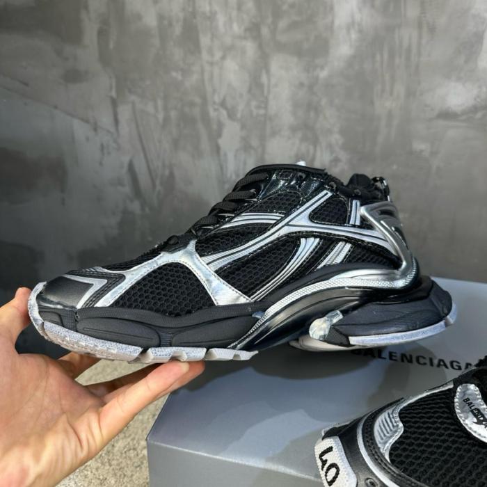Balenciaga Runner Womens Black Silver