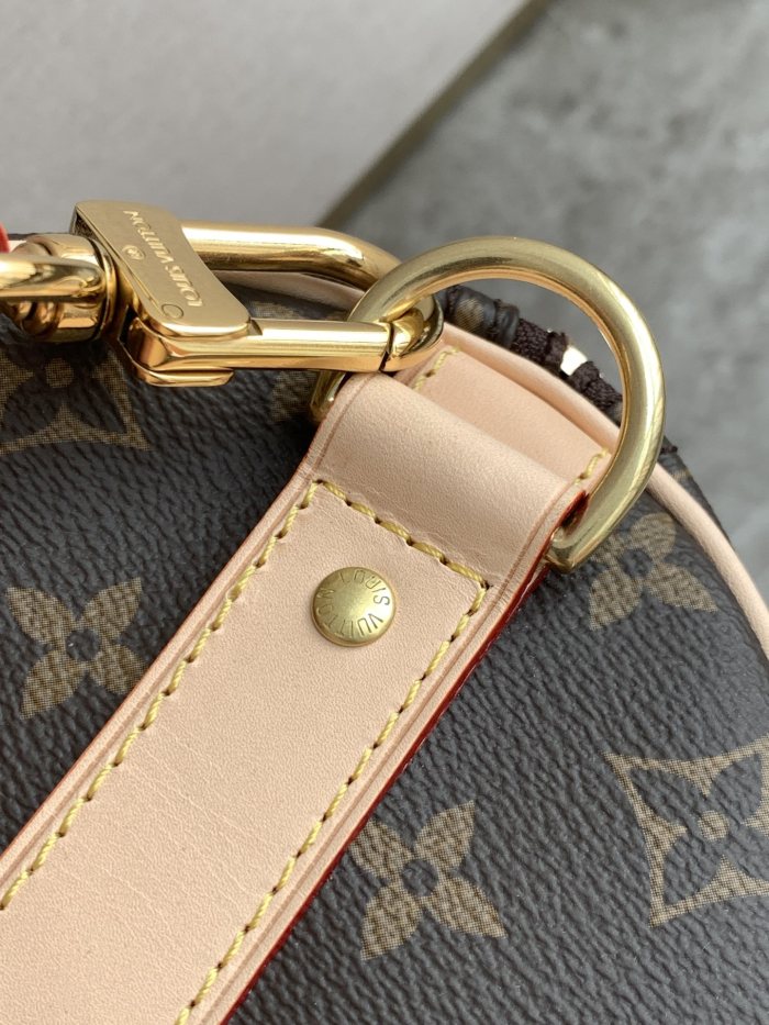 LOUIS VUITTON Keepall Canvas With Leather Travel Bag, Shoulder Bag, Crossbody Bag, Handbag Men's Brown M41414 Bag L55cm W26cm H31cm