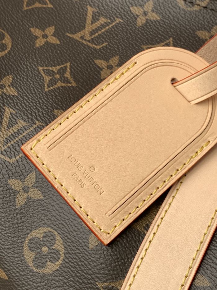 LOUIS VUITTON Keepall Canvas With Leather Travel Bag, Shoulder Bag, Crossbody Bag, Handbag Men's Brown M41414 Bag L55cm W26cm H31cm