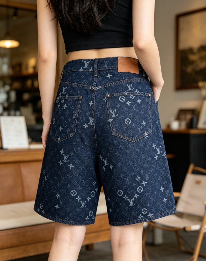 LOUIS VUITTON FW26 Denim Shorts Men's