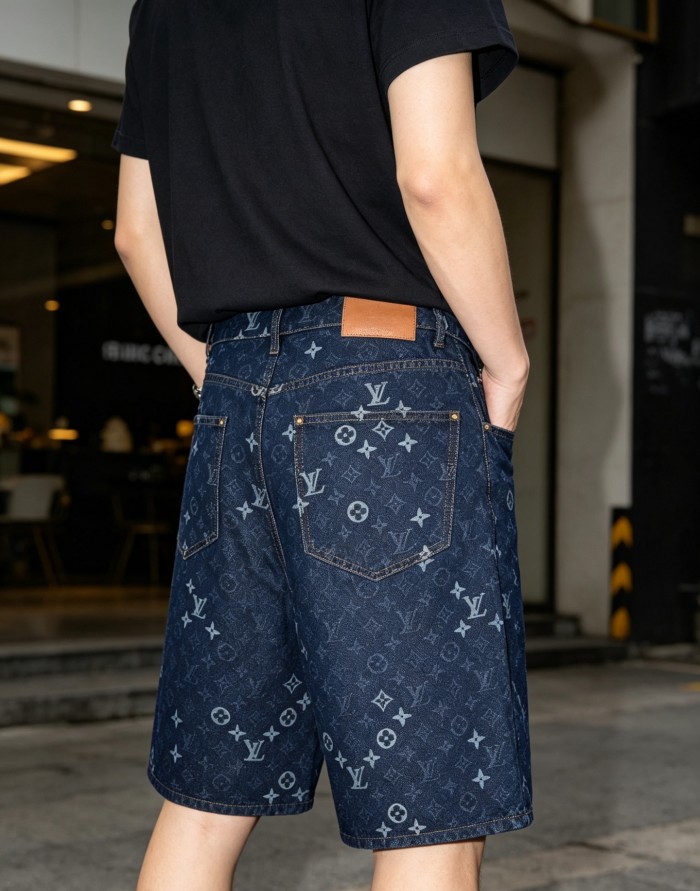 LOUIS VUITTON FW26 Denim Shorts Men's