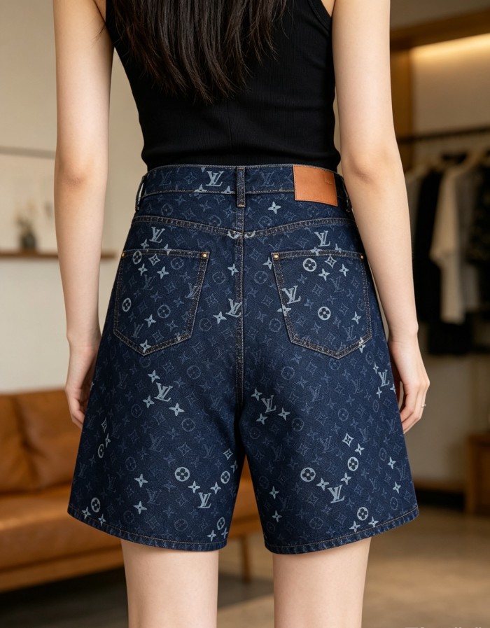 LOUIS VUITTON FW26 Denim Shorts Men's