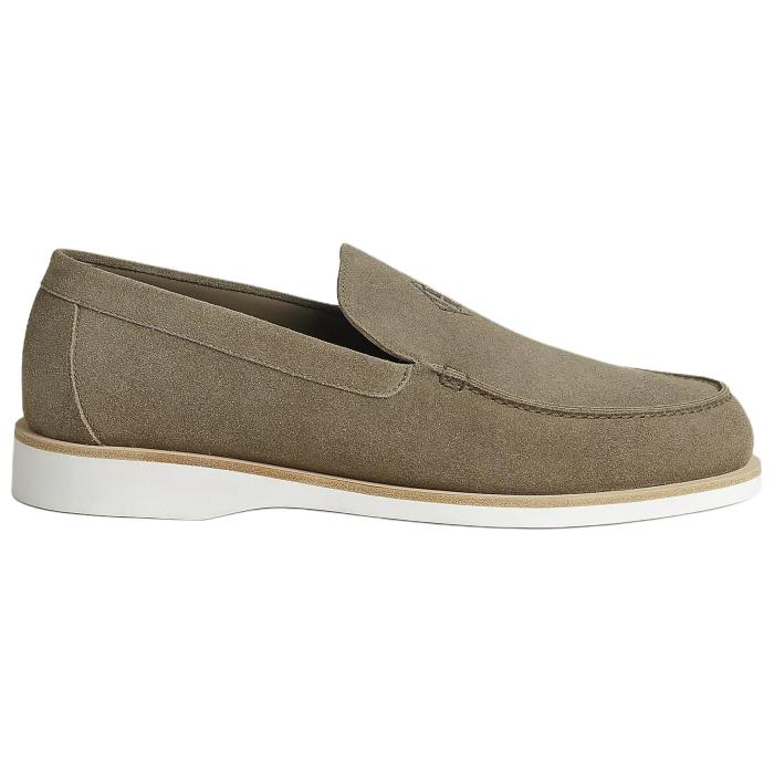 HERMES Casual Shoes 2.5cm Men's Gray