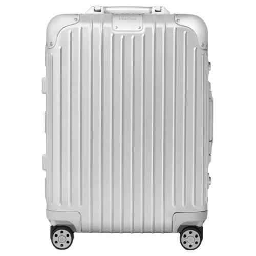 RIMOWA ORIGINAL Metal Suitcase For Checked Luggage 21 Inch Unisex Silver 55*40*23cm