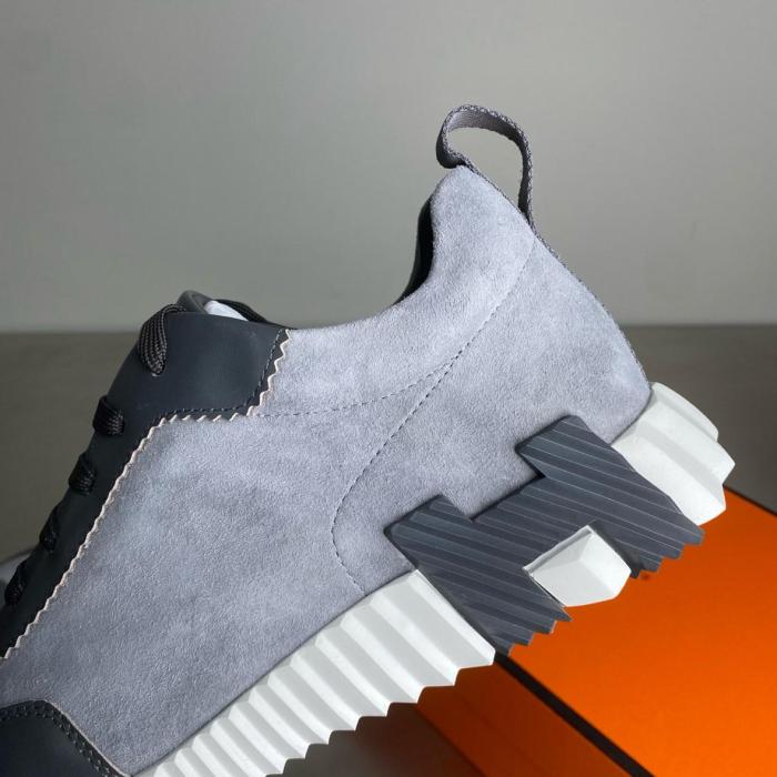 HERMES Low top Casual Shoes Gray