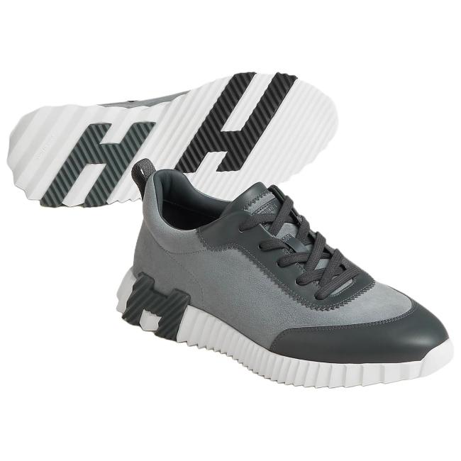 HERMES Low top Casual Shoes Gray