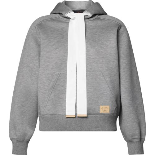 LOUIS VUITTON Sweatshirts Women's Gray Hooded Non Detachable Moderate Other