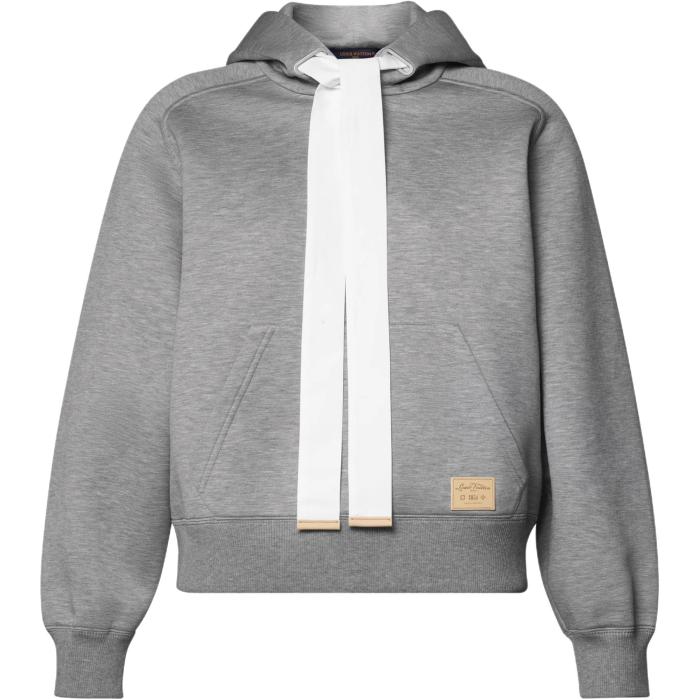 LOUIS VUITTON Sweatshirts Women's Gray Hooded Non Detachable Moderate Other