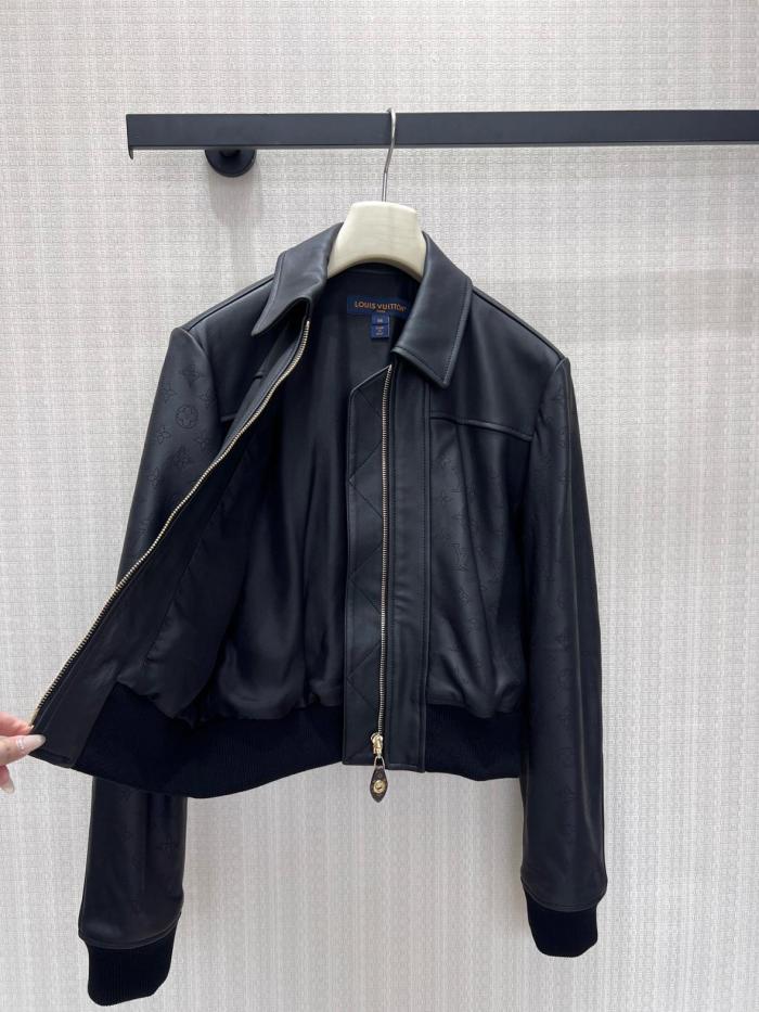 LOUIS VUITTON SS26 Leather Jacket Women's
