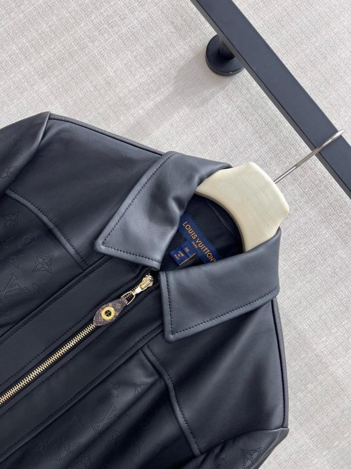 LOUIS VUITTON SS26 Leather Jacket Women's