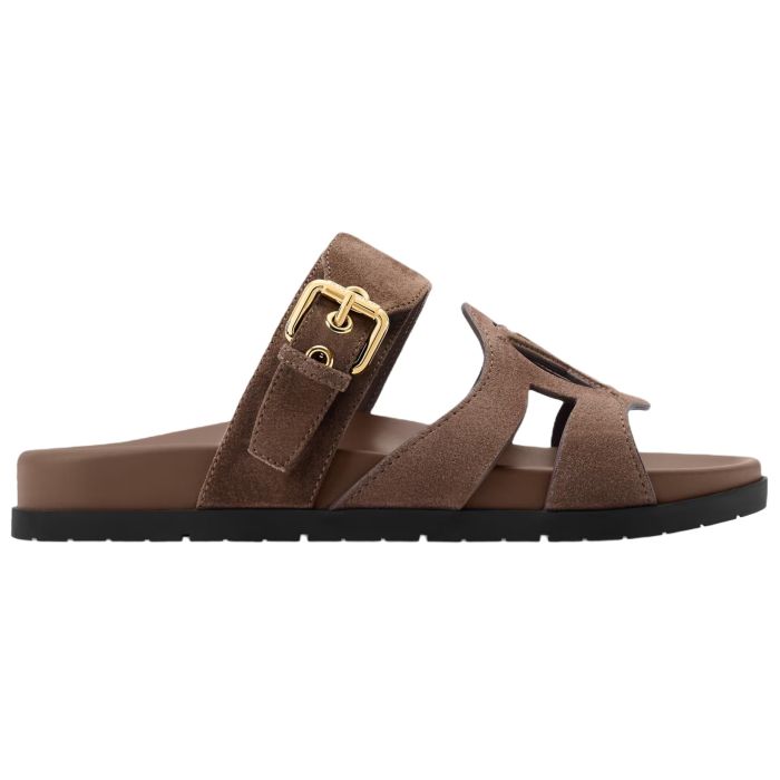 LOUIS VUITTON Isola Slide Slippers Women's Brown