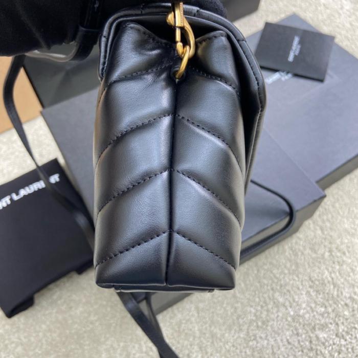 SAINT LAURENT LouLou Toy Shoulder Bag Black 678401DV7071000 L20ｃｍ W7.5cm H14cm