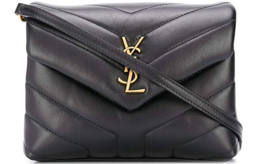 SAINT LAURENT LouLou Toy Shoulder Bag Black 678401DV7071000 L20ｃｍ W7.5cm H14cm